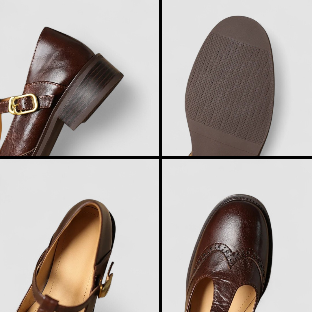 Carmen™ | Zapato de Cuero Atemporal con Comodidad Moderna